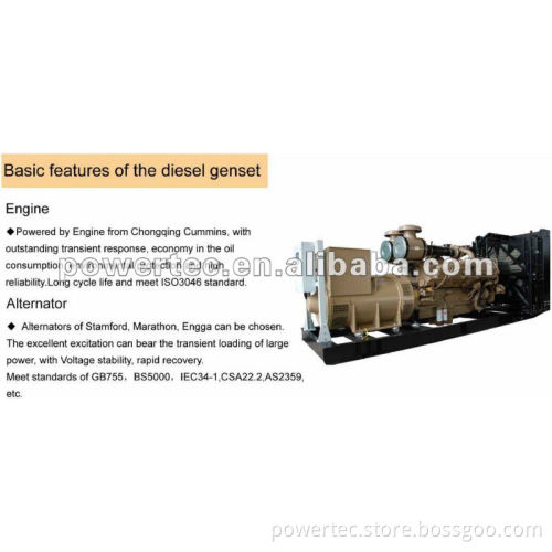 Open type 300kw Doosan free energy generator
